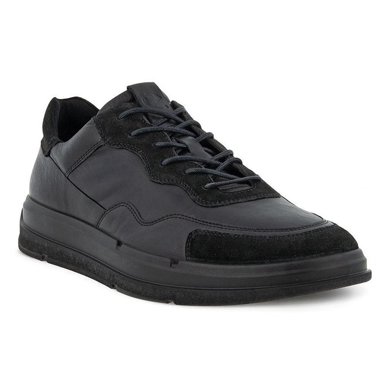Men Casual Ecco Soft X M - Sneakers Black - India KJVWFY481